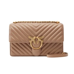 PINKO TOREBKA SKÓRZANA CLASSIC LOVE BAG ONE CHEVRON