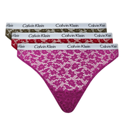 CALVIN KLEIN FIGI DAMSKIE 3-PACK BIKINI