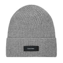 CALVIN KLEIN CZAPKA MĘSKA DADDY WOOL RIB