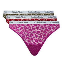 CALVIN KLEIN FIGI DAMSKIE 3-PACK BIKINI