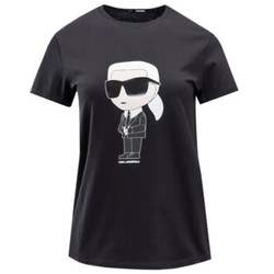 KARL LAGERFELD T-SHIRT DAMSKI IKONIK