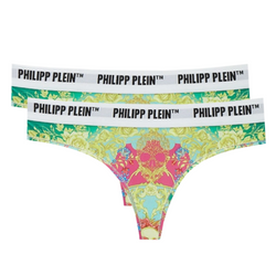 PHILIPP PLEIN STRINGI DAMSKIE 2-PACK TANGA