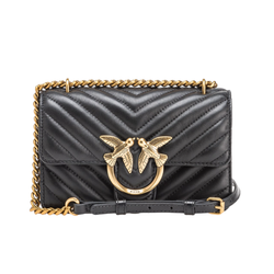 PINKO TOREBKA SKÓRZANA MINI LOVE BAG ONE CHEVRON