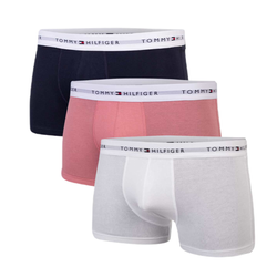 TOMMY HILFIGER BOKSERKI MĘSKIE 3-PACK TRUNK